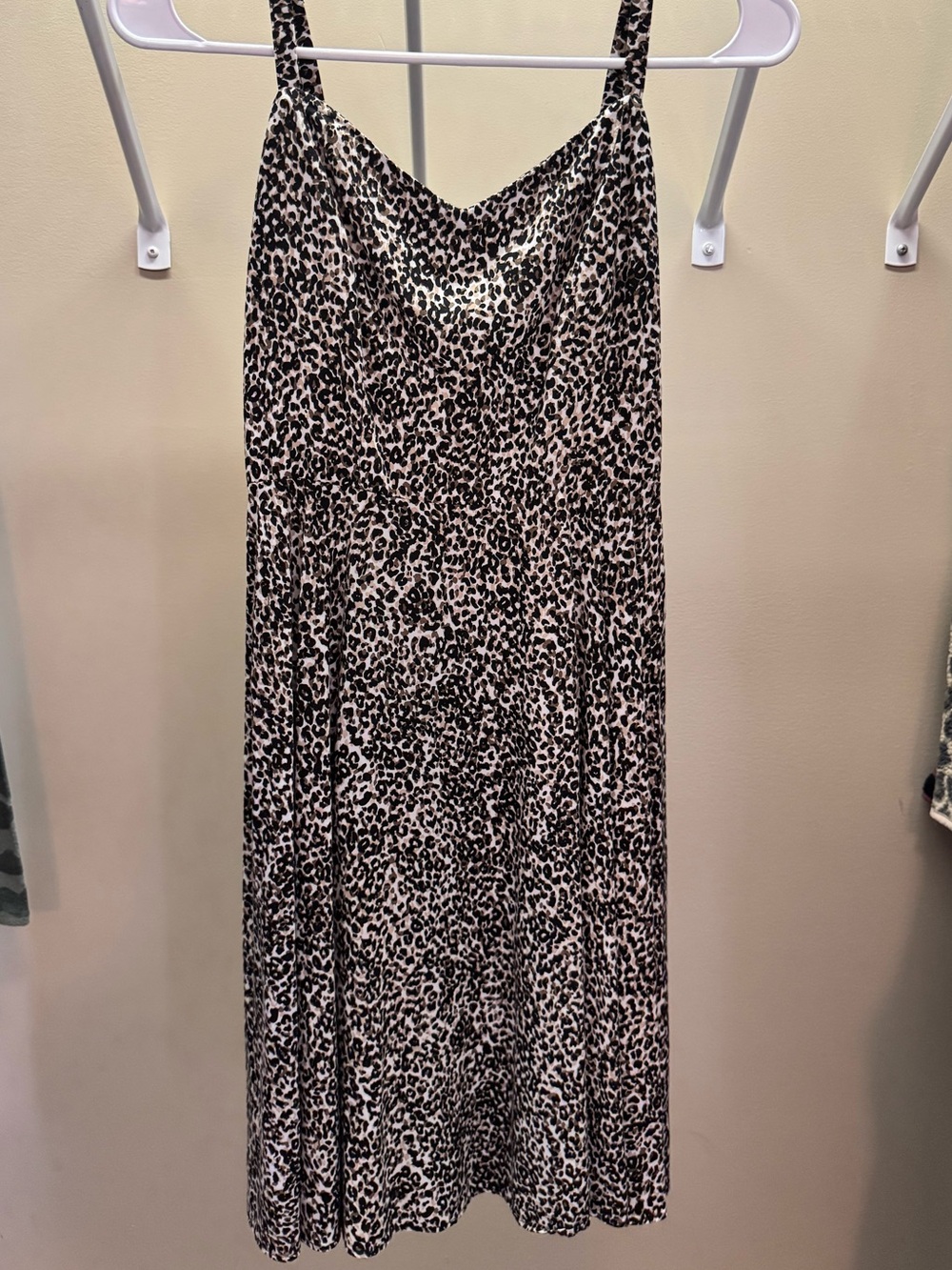 Old Navy Leopard-Print Cami Dress in Beige and Black